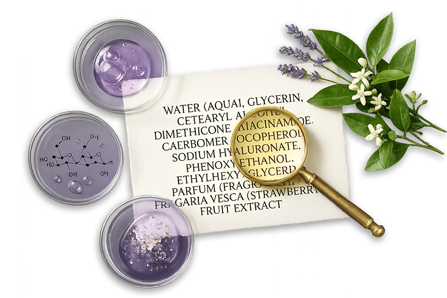 Ingredient list composition